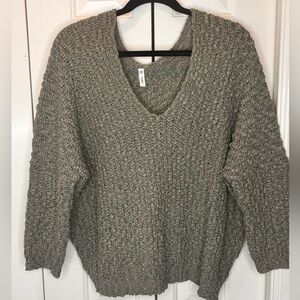 Wishlist Boucle Knit Sweater Green size S/M